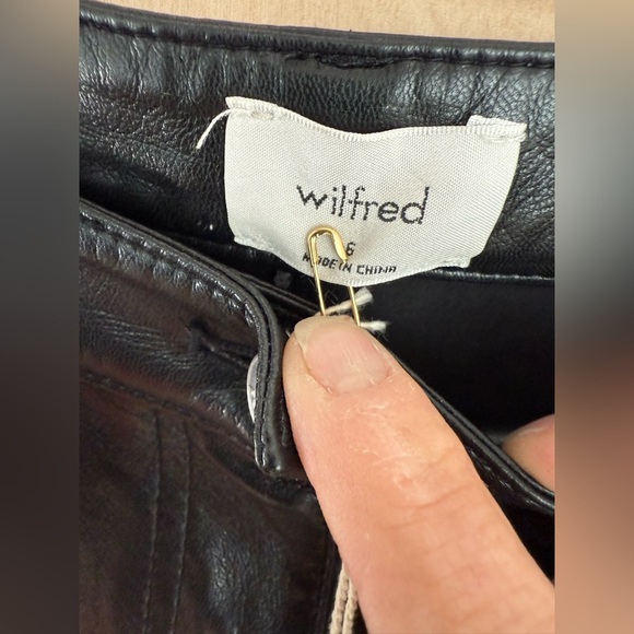 Wilfred Melina Black Vegan Leather Pant - Picture 11 of 15